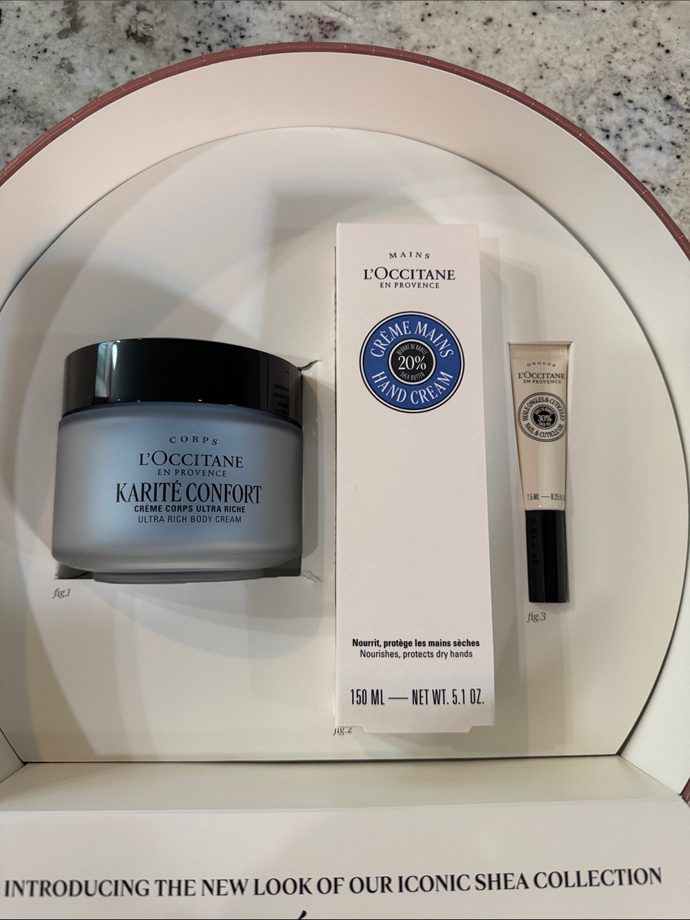 L'OCCITANE lotion Karrie Confort set